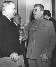 Molotov and Stalin.