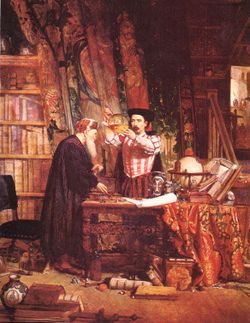 "The alchemist", by Sir William Fettes Douglas, 1853