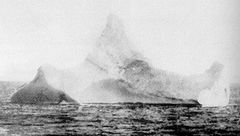 The iceberg suspected of having sunk the RMS Titanic.